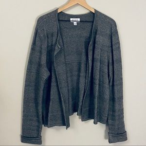 Elle Grey Open Cardigan